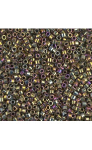 Miyuki delica beads 10/0 - Metallic golden olive iris DBM-29